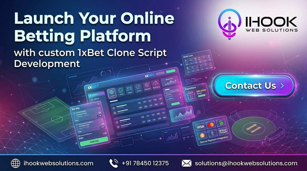 Launch Your Online Betting Platform with IHook Web Solutions