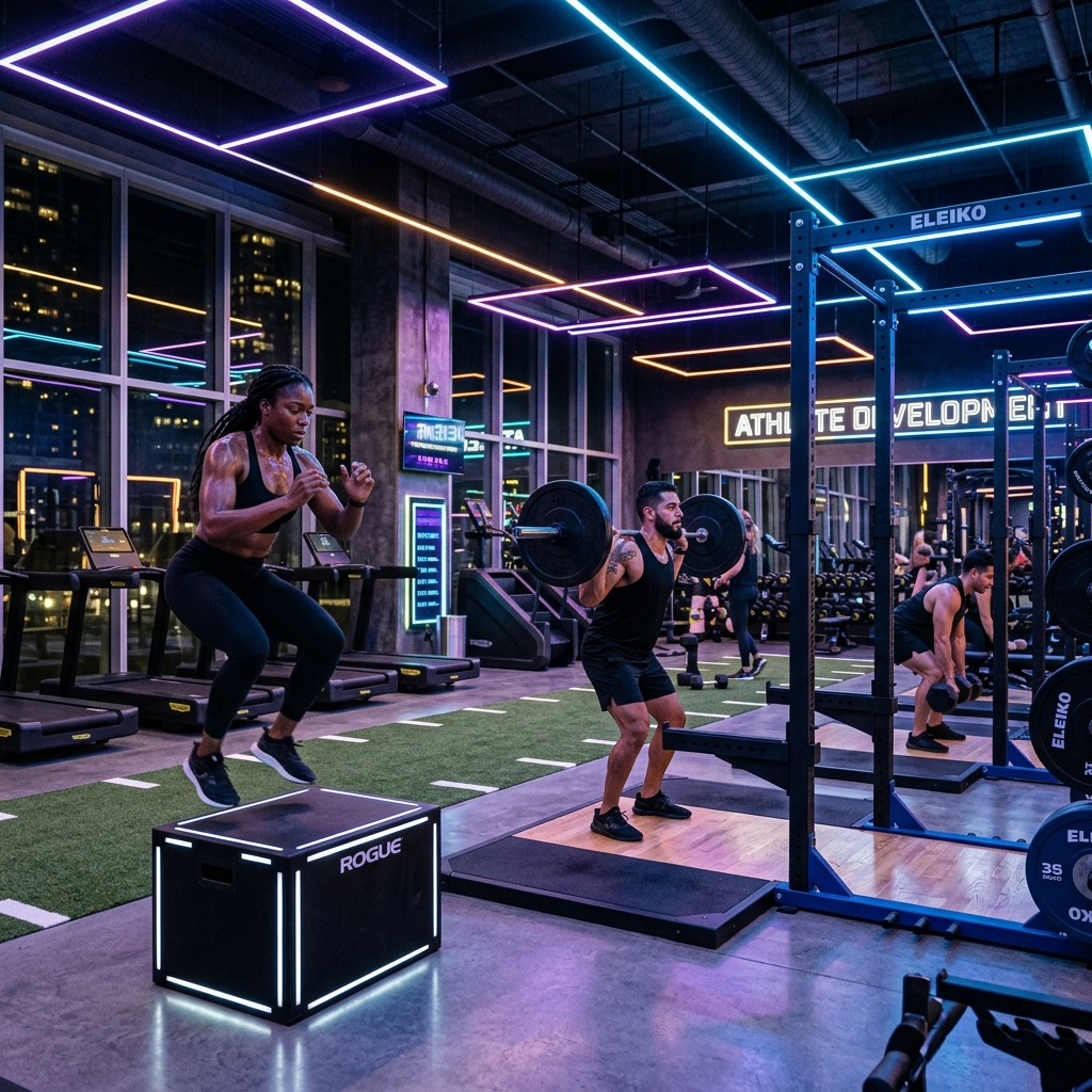 Athletic training in a modern fitness environment